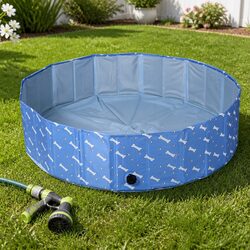 Pet Swimming Pool Folding Dog Cat Bathing Washing Portable Indoor Outdoor Large