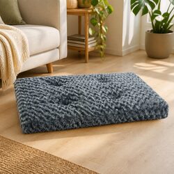 Dog Bed Pet Calming Washable Soft Plush Warm Cozy Sleeping Mat Floor Kennel Sofa
