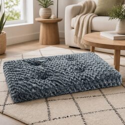 Dog Pet Bed Plush Calming Washable Soft Warm Comfortable Sleep Nest Floor Sofa
