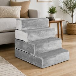 Pet Stairs 4 Step Ramp Portable XX-Large Indoor Climbing Ramp Furniture Access
