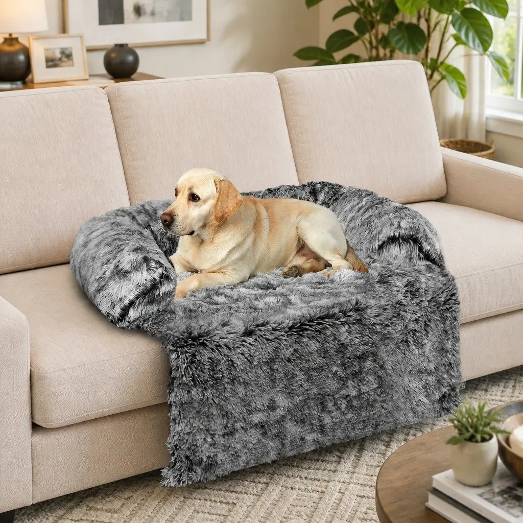 Pet Sofa Cover Washable Waterproof Anti-slip Large Charcoal