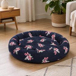 Dog Calming Bed Pet Cat Washable Large Doughnut-Shaped Bolster Machine Washable