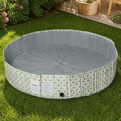 Portable Pet Swimming Pool 160cm XXL Outdoor Indoor Doggy Puppy Kiddie Bath