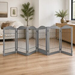 Pet Dog Playpen Puppy 6 Panels Portable Foldable Safe Enclosure Indoor Outdoor