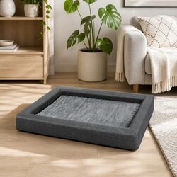 Memory Foam Pet Bed Calming Dog Orthopedic Egg Crate Foam Medium Waterproof