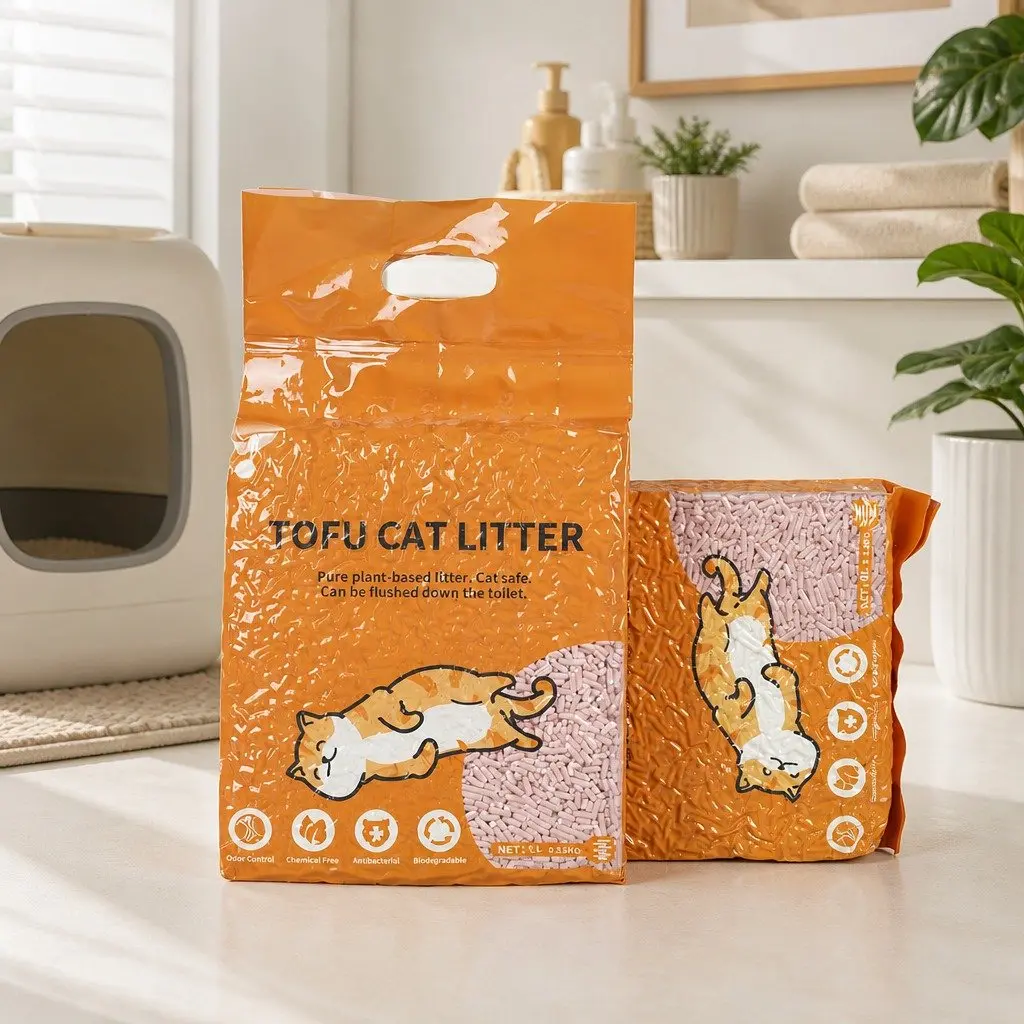 Tofu Cat Litter Clumping Biodegradable 2.5kg Odour Control