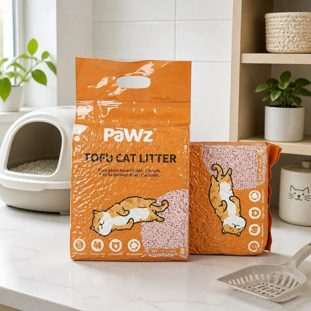 Tofu Cat Litter Clumping Biodegradable Soybean Fibre 2.5kg Odour Control