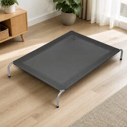 Elevated Pet Bed Trampoline Dog Cat Raised Frame Mesh Breathable Indoor Outdoor