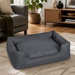 Waterproof Pet Dog Calming Bed XL Oxford Cloth Portable Bolster Sleeping Mat