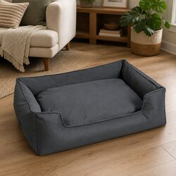 Waterproof Pet Dog Bed Calming Orthopedic Sleeping Mat with Handles Oxford
