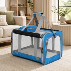 Pet Carrier Soft Crate 3 in 1 Shoulder Bag Dog Cat L Size Portable Foldable