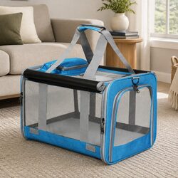 Pet Soft Carrier Bag XL Portable Dog Cat Travel Crate Foldable Shoulder Strap
