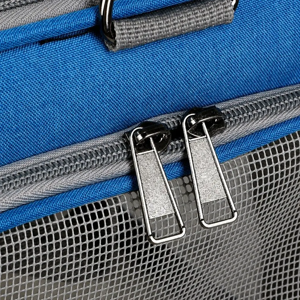Pet Carrier Bag Portable Soft XL Foldable Dog Cat Travel Crate Blue