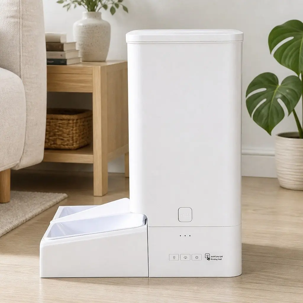 Automatic Pet Feeder Water Dispenser 2-in-1 WiFi App Control 5L Food 4L Water