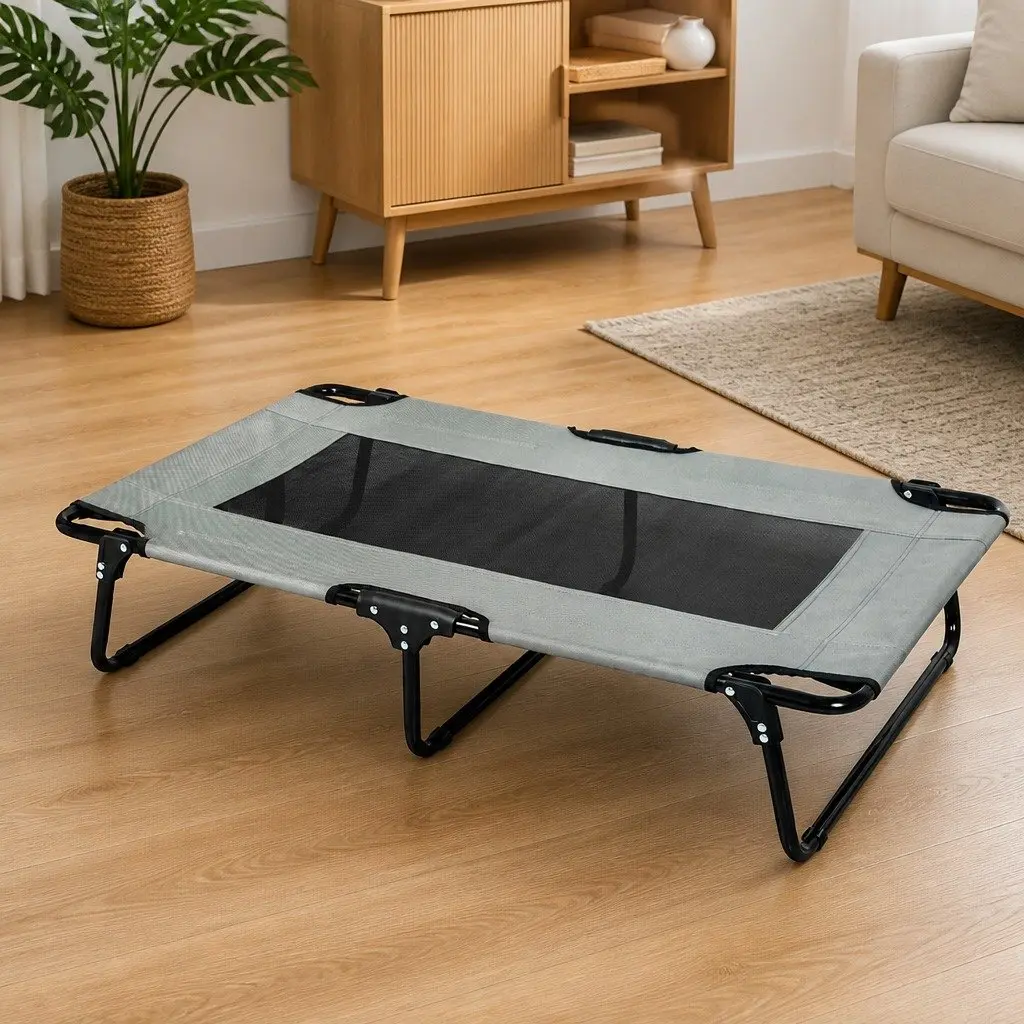 Elevated Pet Bed Dog Raised Trampoline Foldable Medium Size Cooling Portable