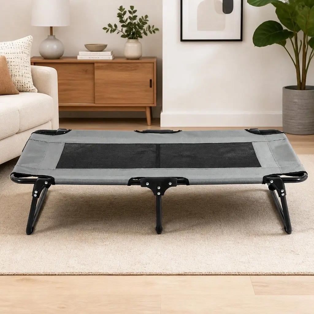 Elevated Pet Bed Dog Raised Trampoline Foldable Medium Size Cooling Portable