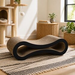 Cat Scratcher Board Bed 50cm Extra-Large Cardboard Lounger Multi-Functional