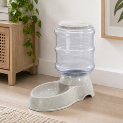Automatic Pet Feeder Water Dispenser 3.5L Gravity System Cats Small Dogs