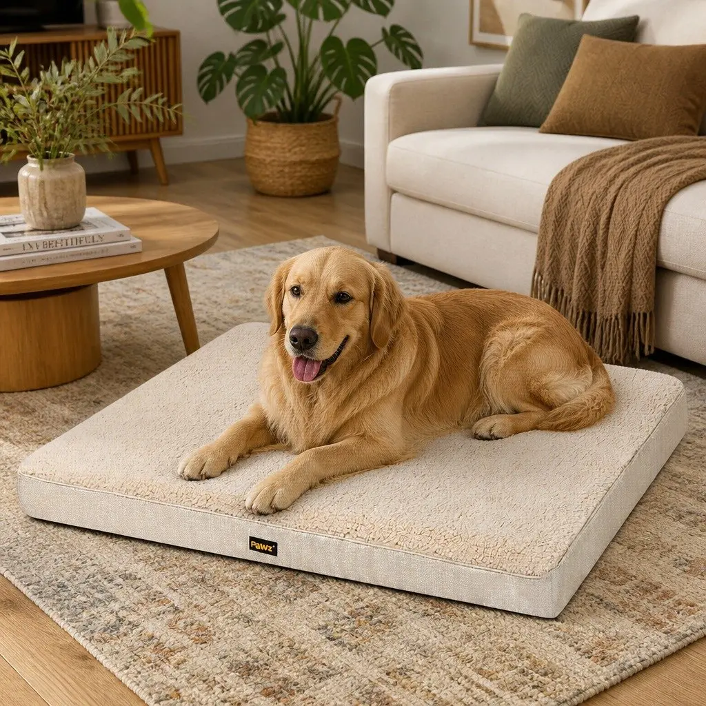Dog Bed Pet Mat Soft Cushion Removable Washable Cover Indoor Sleeping Mat