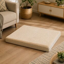Dog Bed Soft Pet Mat Cushion Removable Washable Cover Non-Slip Indoor Lounging