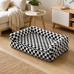 Orthopedic Dog Bed Memory Foam Pet Mattress Mat Washable Cover Calming Sofa