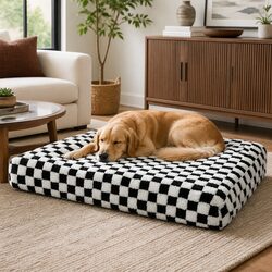 Orthopedic Dog Bed Memory Foam Pet Mattress Mat Waterproof Washable Non-Slip
