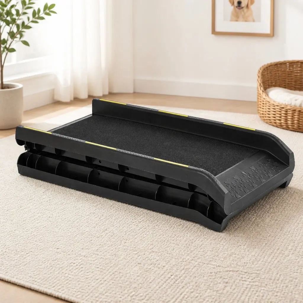 Dog Ramp Foldable Portable Large Breed Safe Access Black
