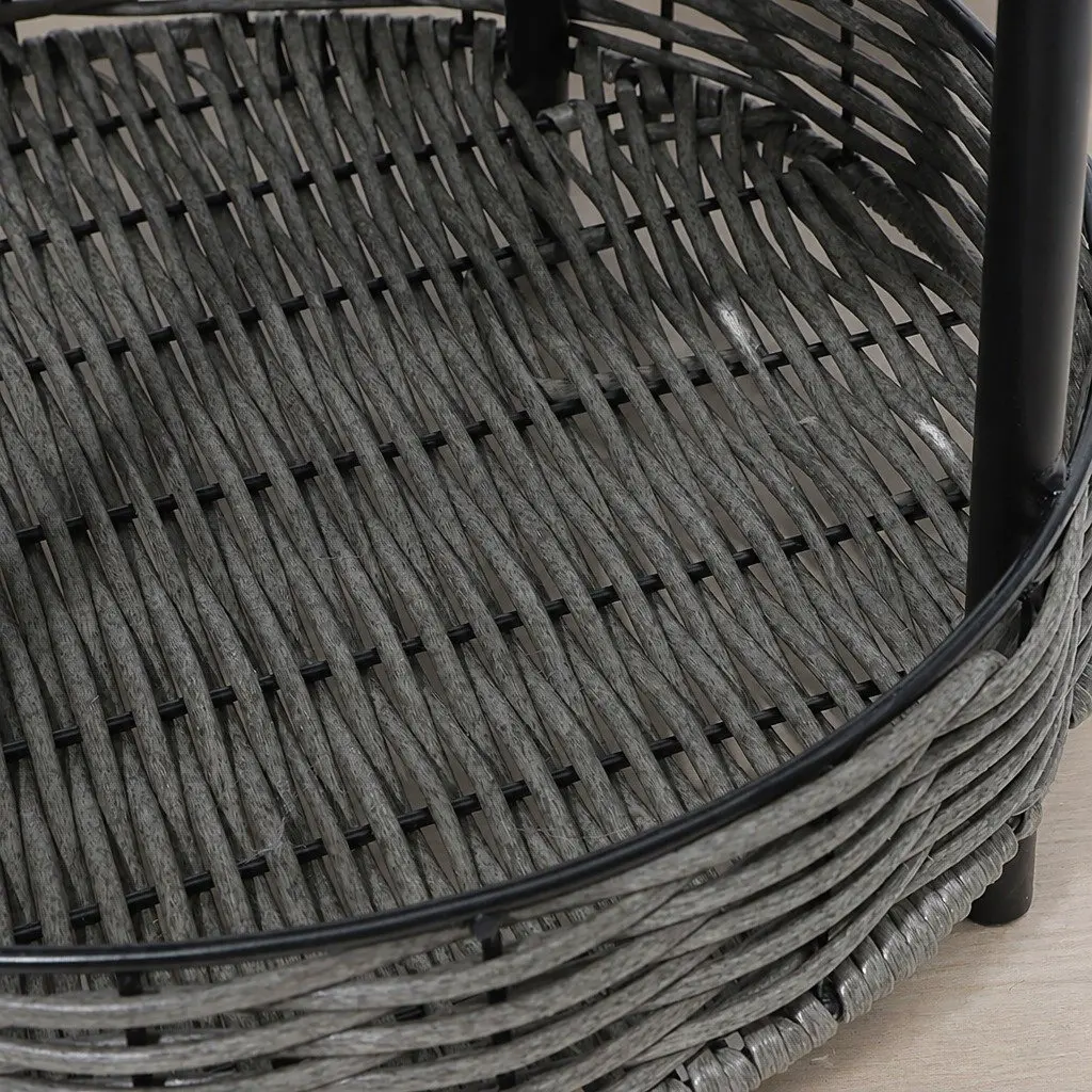 Elevated Pet Bed Sturdy Frame Soft Cushion Indoor Furniture