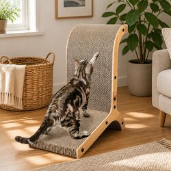 Cat Scratch Pad Cardboard Kitten Scratcher Post Claw Protection Corrugated