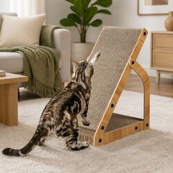 Cat Scratching Board Cardboard Scratcher Post Claw Furniture Protect Kitten