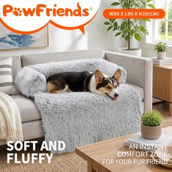 Pet Sofa Bed Calming Waterproof Cover Protector Slipcover Dog Cat Furniture M