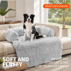 Pet Sofa Bed Dog Cat Calming Waterproof Cover Protector Slipcover XL Size
