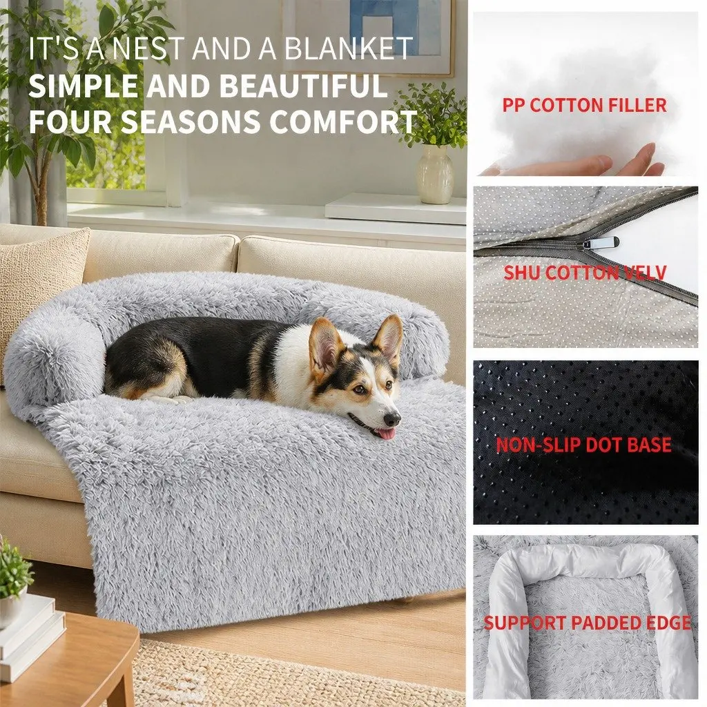 Pet Sofa Bed Waterproof Cover Protector XL Size Gradient Grey