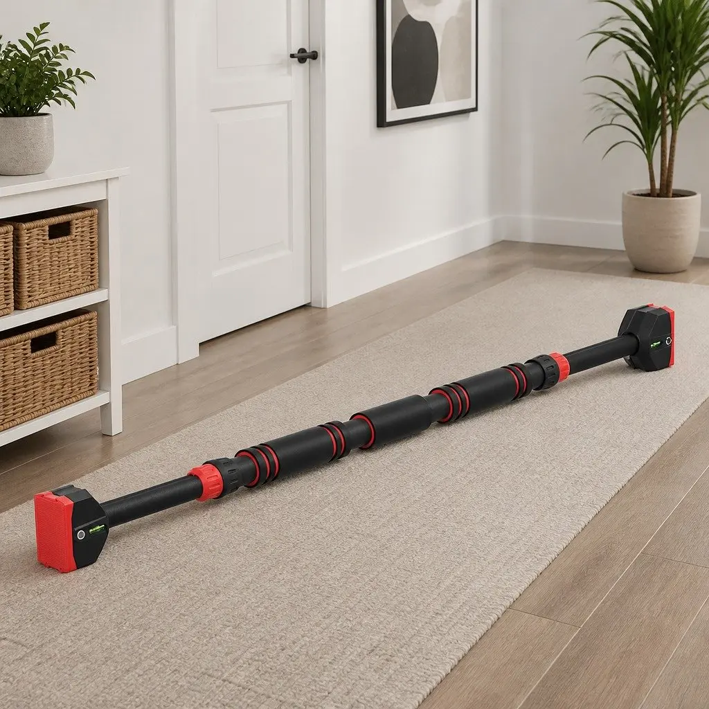 Pull Up Bar Doorway Chin Up Horizontal Bar 70-95cm Adjustable Home Gym Exercise