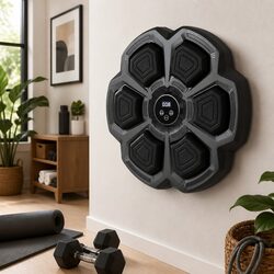 Electronic Music Punching Box Wall Mounted 9 Speed Modes Bluetooth Home Fitness