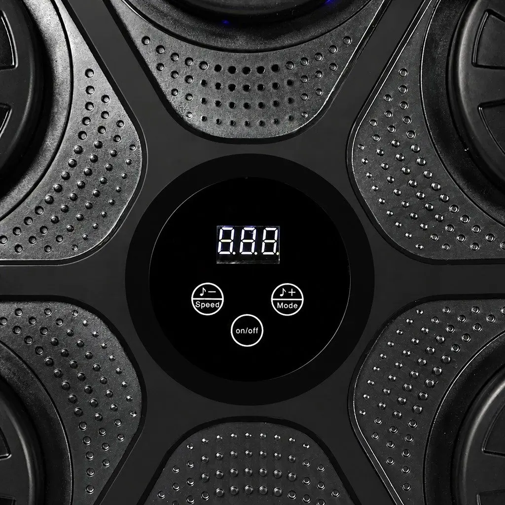 Electronic Punching Box Bluetooth Connectivity 9 Speeds Wall Mount Black
