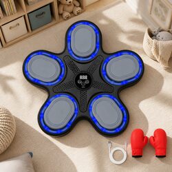 Kids Music Boxing Machine with 10 Speeds 9 Modes Smart Display Bluetooth