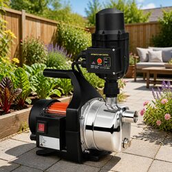 Garden Water Pump Irrigation 800W Max Flow Rate Tank Rain House Black Sprinkler
