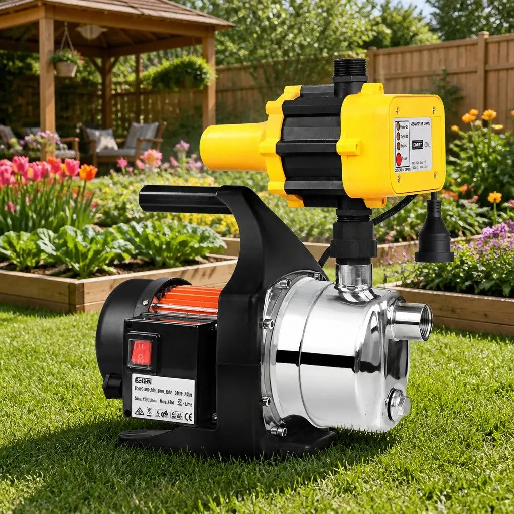 Garden Water Jet Pump 800W High Pressure Irrigation Tank Controller Stainless