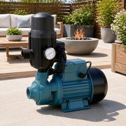 Water Pump 750W Garden Irrigation Booster Pressure Tank Auto Cleaning Pool Jet