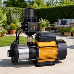 Garden Water Pump High Pressure 2000W 5-Stage Irrigation Booster Transfer Pump