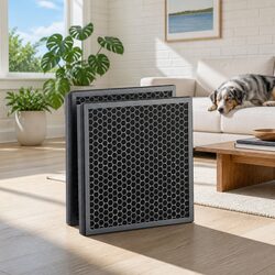 Air Purifier Filter Replacement H12 HEPA 2 Pack Dual Intake Purifier Pet Home