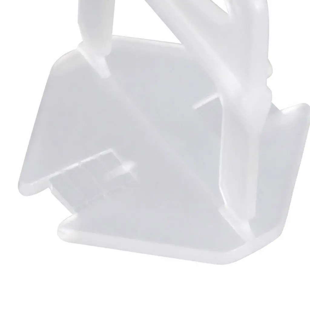 Tile Leveling System Clips 1.5mm Spacing Installation Tool Kit 400pcs Polypropylene Plastic White