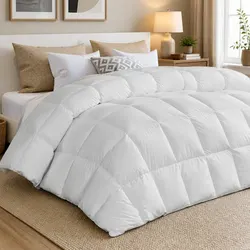 Microfiber Quilt Doona Duvet King Single Baffle Box Design Siliconized Fibrefill