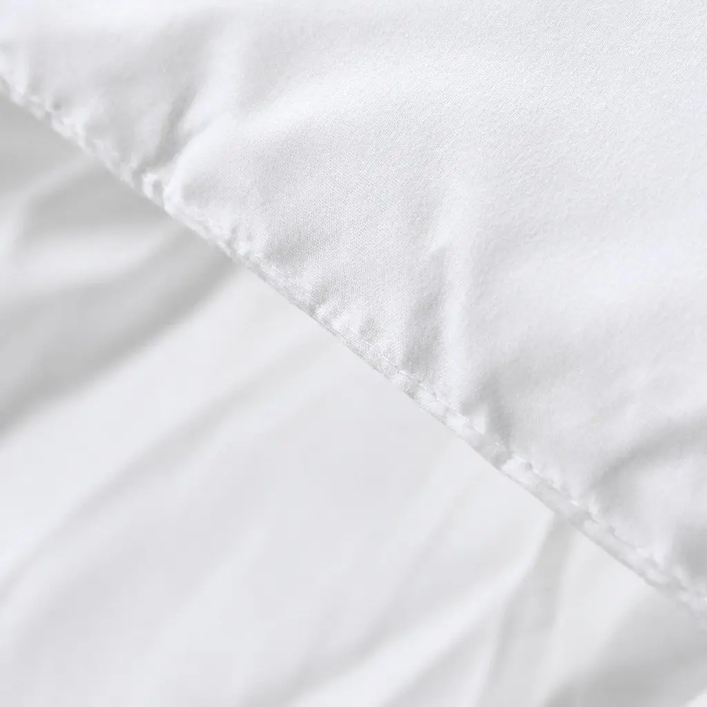 Microfiber Quilt Doona Duvet King Single Baffle Box Design Siliconized Fibrefill