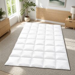 Duck Down Feather Quilt Single Bed Winter Doona Duvet Blanket White 700GSM