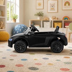 Kids Ride On Car Electric Toy Sports Racer 6V Battery Powered Black