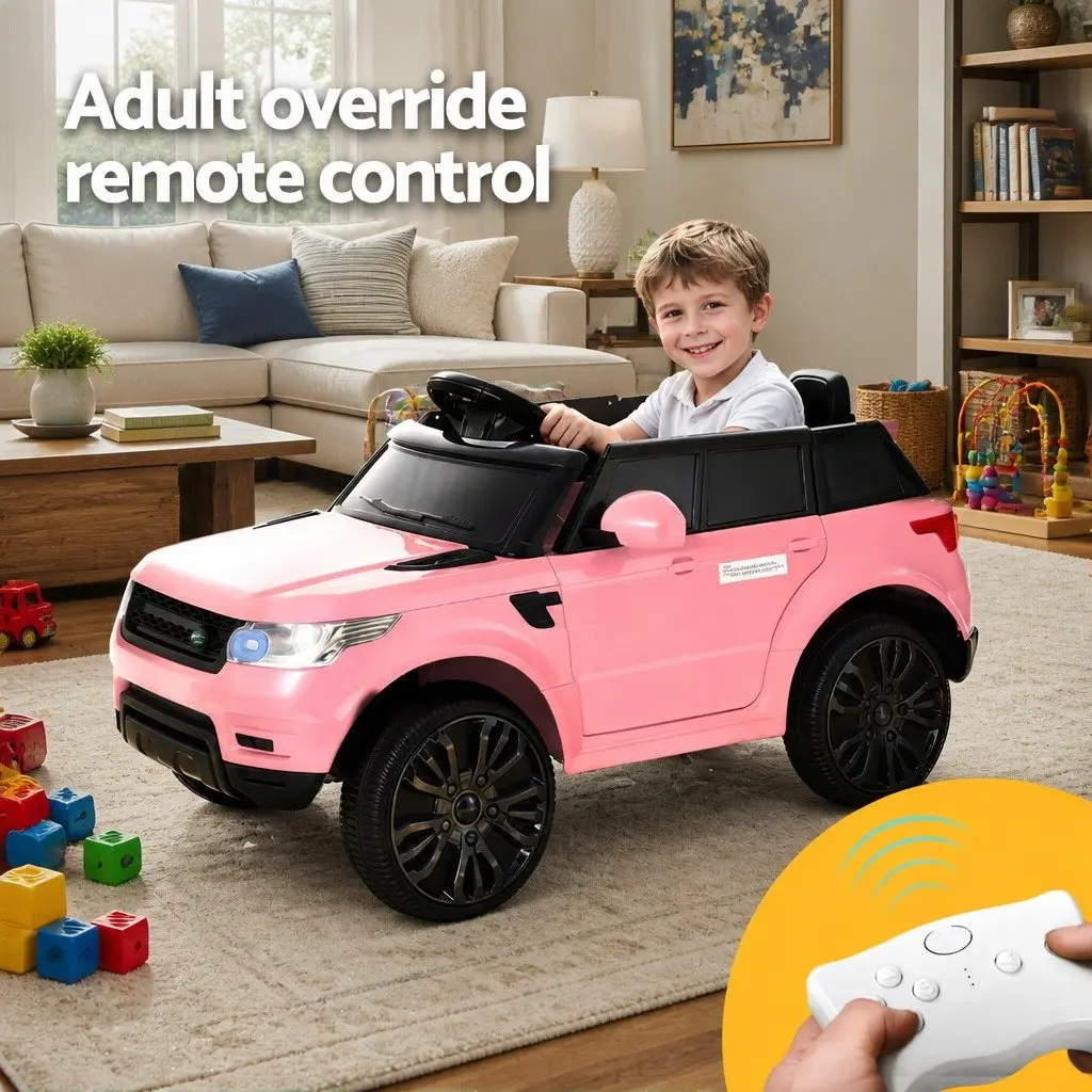 Kids Ride On Car 12V Remote Control SUV Pink for Children