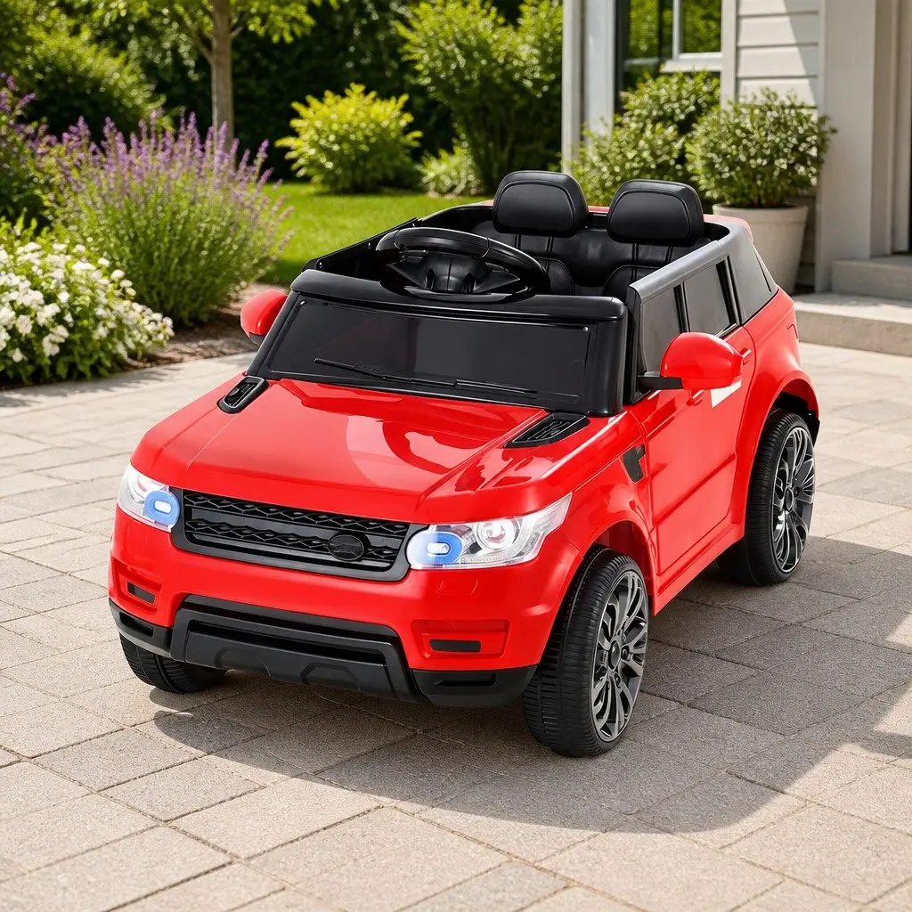 Kids Ride On Car Electric 12V Remote Control Red Pedal Powered SUV