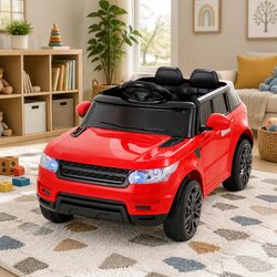Kids Electric Ride On Car 12V SUV Remote Control Toy Red Pedal Powered